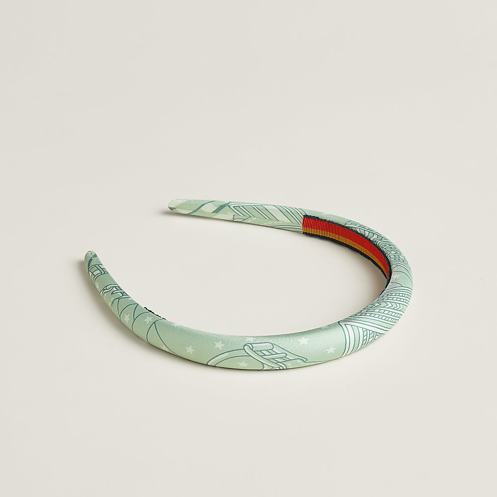 [HERMES] サングル アン ジグザグ バンダナ エルサ ヘッドバンド Sangles en Zigzag Bandana